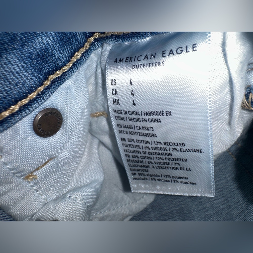 American Eagle Denim Midi Shorts - Picture 4 of 4